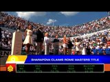 Sharapova claims Rome Masters title