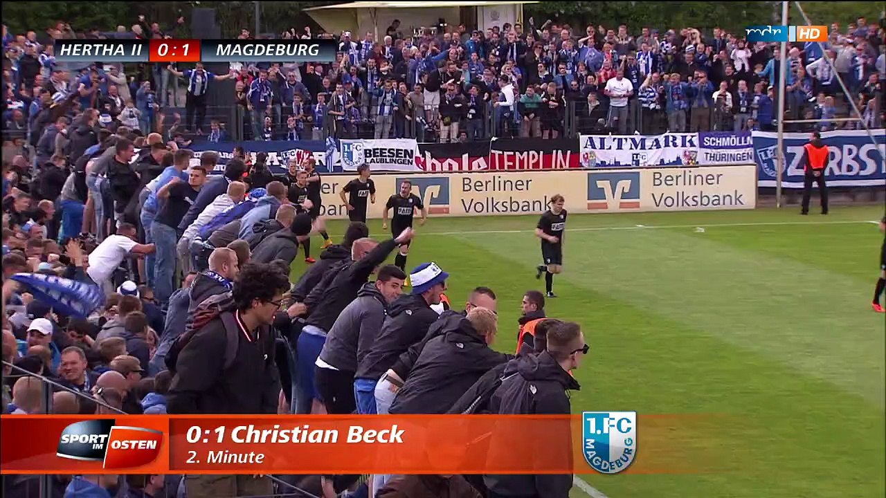 29. Spieltag 2014/2015 Hertha BSC II - 1. FC Magdeburg