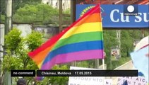Gay rights march in Moldova