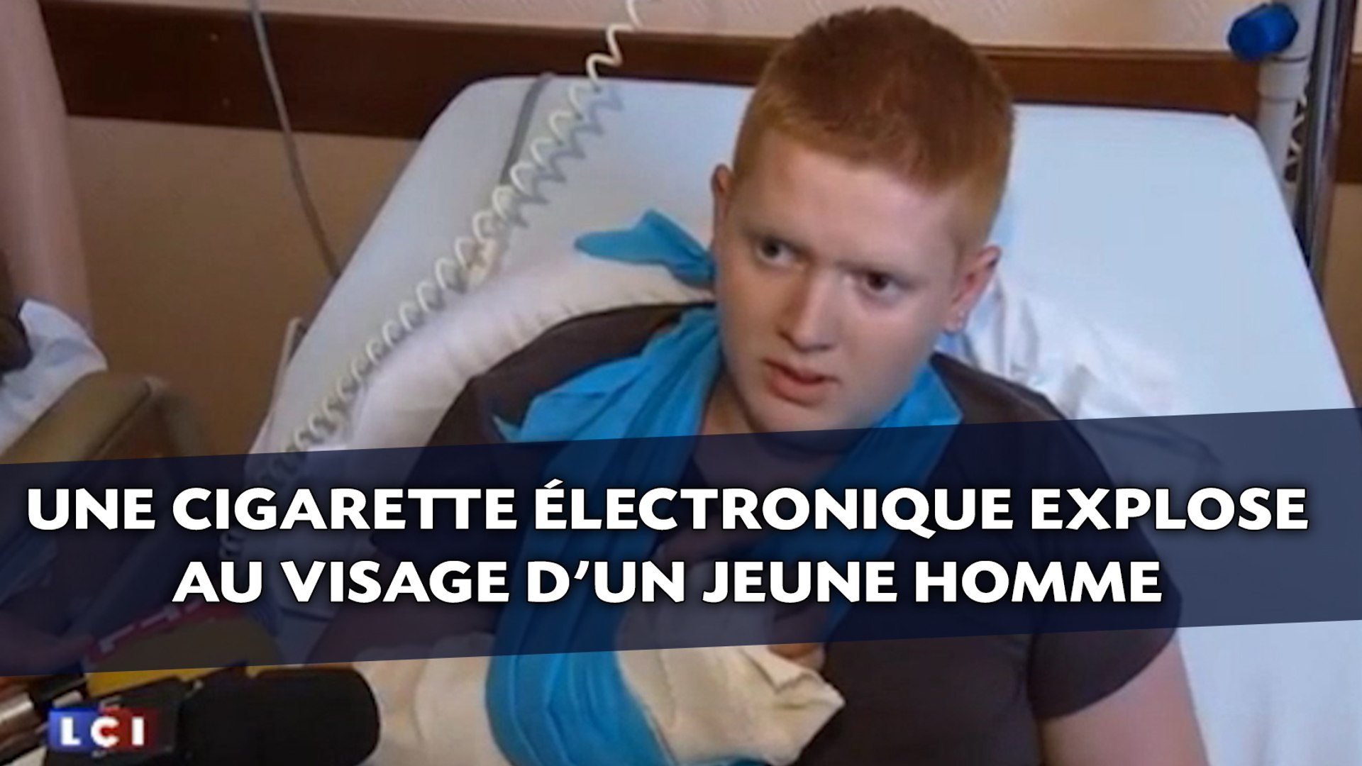 Une cigarette lectronique explose au visage d'un jeune homme