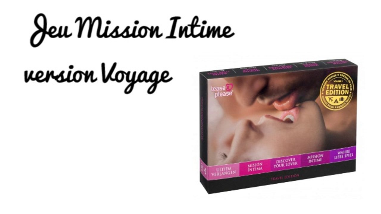 Jeu pour adulte Mission Intime format voyage. on Vimeo