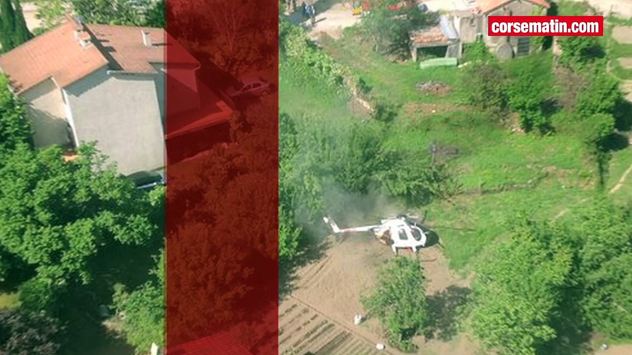 Crash d'hélicoptère à Bocognano