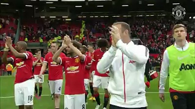 Watch the players’ lap of honour after the full-time whistle, as they thank the fans for their support during 2014/15…