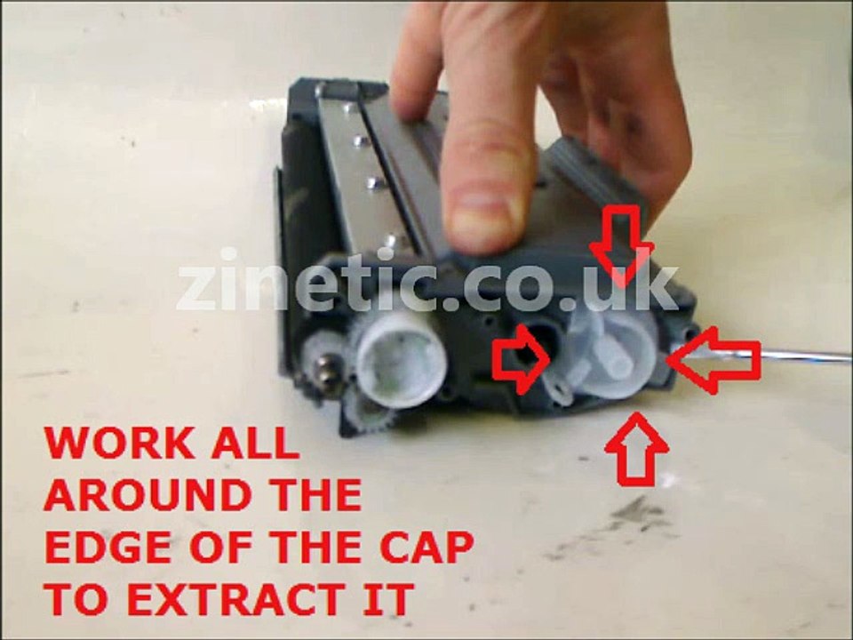 How to refill your Brother TN2320 TN2310 Toner cartridge