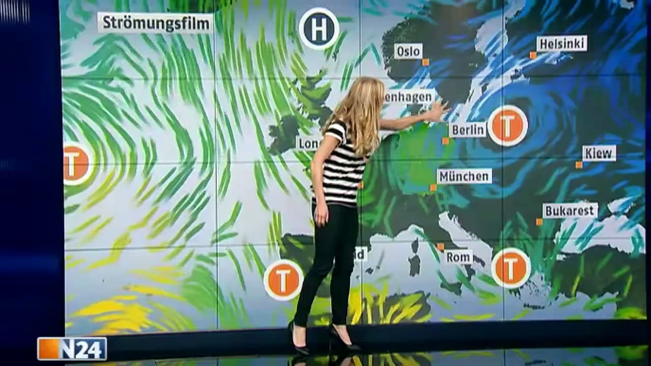 Das N24-Wetter am 19.02.13 mit Anneke Dürkopp
