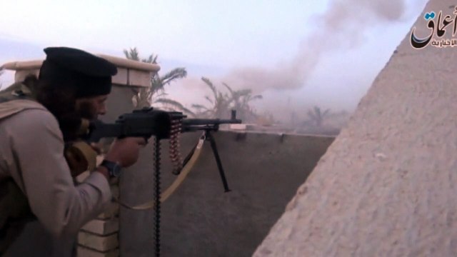 'IS forces’ march into Ramadi after seizing the Iraqi city