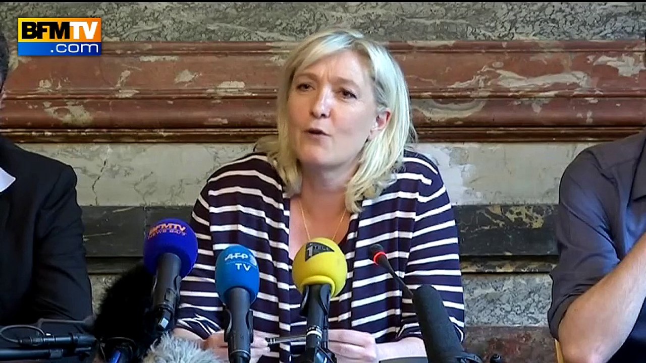 "On ne peut pas empêcher les gens de parler", indique Marine Le Pen en référence à son père
