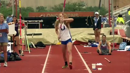 Saut à la perche: Aveugle, Charlotte Brown (17ans), passe 3m50 et remporte une médaille