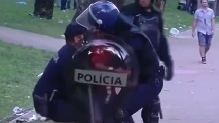 Portekiz'de polis dehşeti