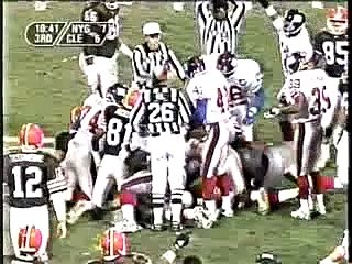 Brooks INT and fumble vs Browns