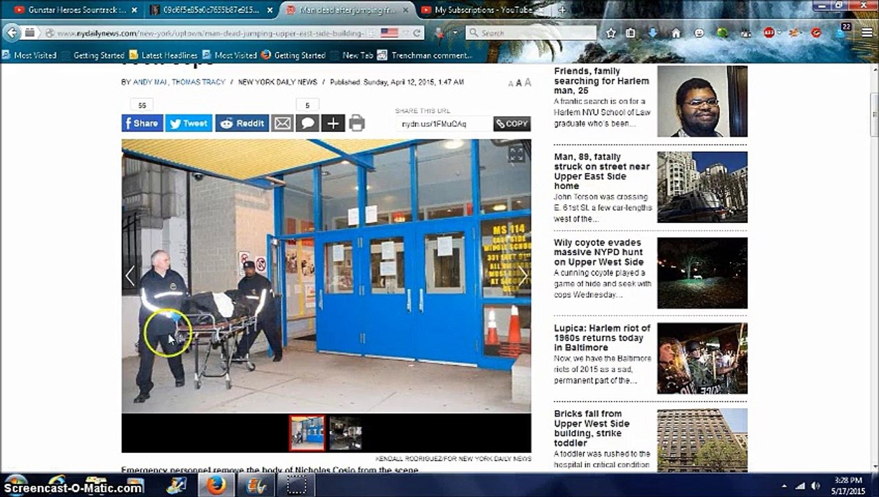 Man Jumps From Azure High Rise Building.