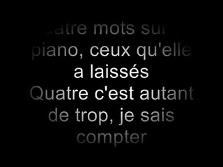 4 mots sur un piano