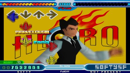 Stepmania: Papaya - Hero (With Extra Stage Fail)