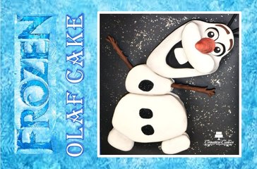 How to make a Frozen Olaf Cake!