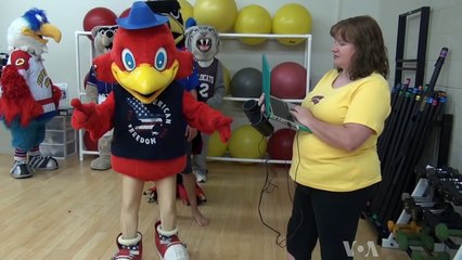 Going to Camp to Become a Sports Mascot