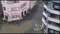 Tsunami Footage in Onagawa, Miyagi