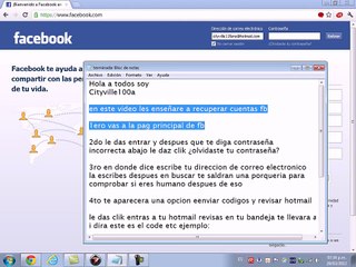 Como Recuperar Facebook hackeado 2012 (HD)