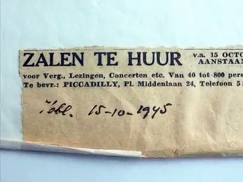 Lied 'Waar bleven de joden van ons Amsterdam?' uit 1947 van Hans Krieg