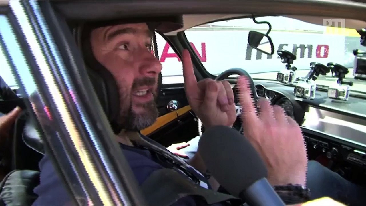 Frédéric Veille et Éric Jean-Jean sur le circuit des 24h du Mans