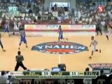Rich Alvarez finds a wide open Pareno behind the arc for the 3-pointer May 18,2015