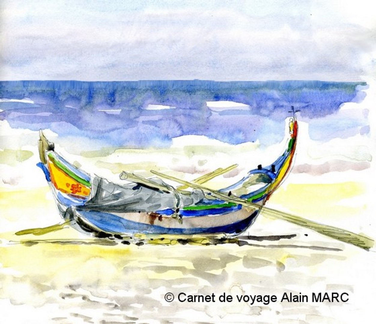 Carnet de voyage aquarelle sur la côte vicentine - Vidéo Dailymotion