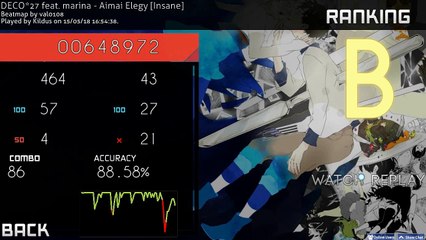 osu! DECO*27 feat. marina - Amai Elegy [Insane]