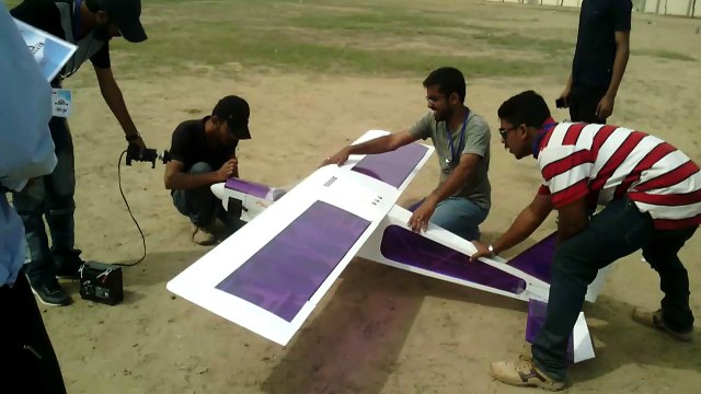 R.C plane by students of ned university applied physics