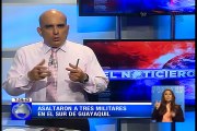 Asaltaron a tres militares en el sur de Guayaquil