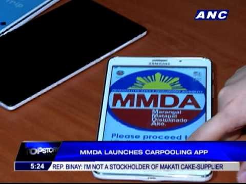 Carpooling app allows MMDA to record trips