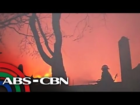 Junk shop nasunog; 6 na bahay nadamay