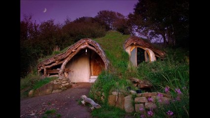 He built his own HOBBIT house....