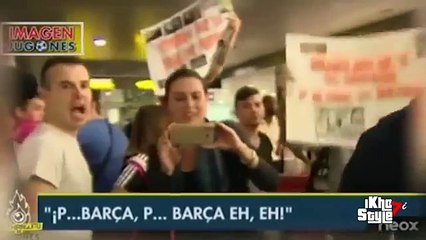 Hinchas del Real Madrid golpearon a los del Barcelona en el aeropuerto