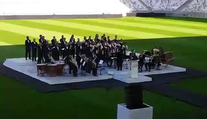 1er test d'acoustique au Nouveau stade de Bordeaux avec l'Opéra National de Bordeaux