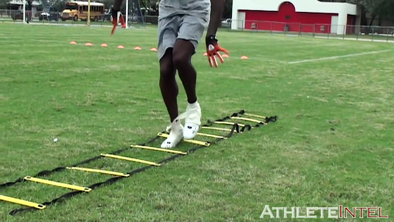 Chad Ochocinco footwork drills - AthleteIntel
