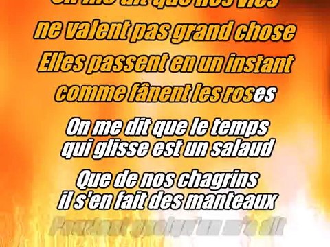 KARAOKE CARLA BRUNI - Quelqu'un m'a dit