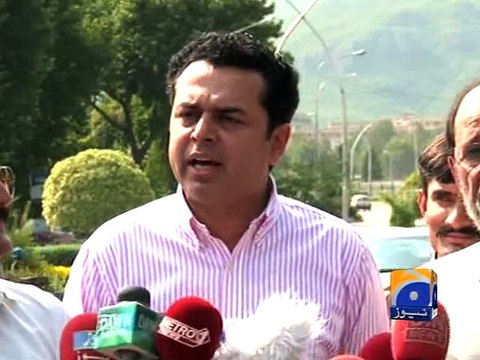 Talal Chaudhry Calls Imran Khan 'Political Pappu-Geo Reports-18 May 2015