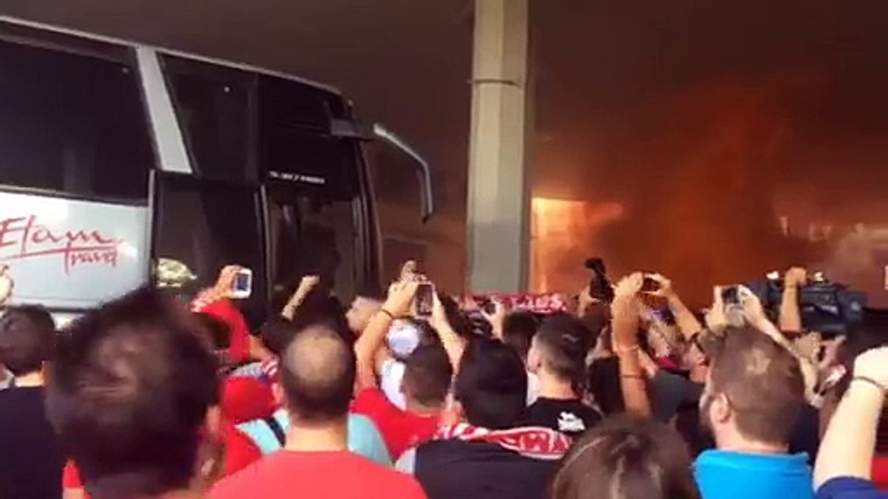 Άφιξη Ολυμπιακού από την Μαδρίτη (7)