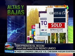 Boom inmobiliario en Reino Unido podría frenar economía nacional