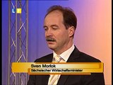 Der Staatsminister für Wirtschaft, Arbeit und Verkehr, Sven Morlok im Interview