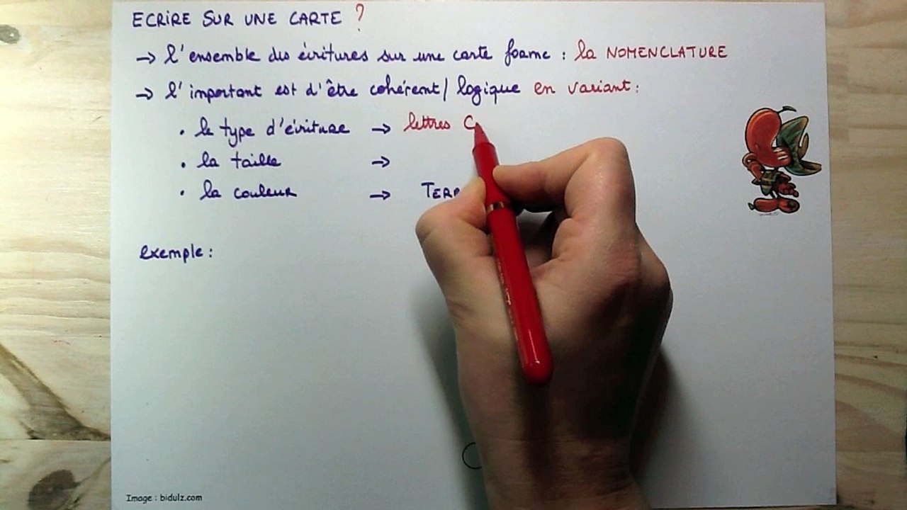 Ecrire sur une Carte en Histoire/Géographie