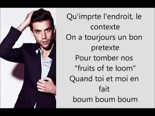 Mika Boum Boum Boum Lyrics