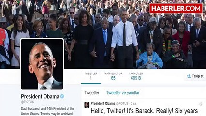Obama, Şahsi Twitter Hesabı Açtı