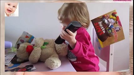 Funny Babies Talking on the Phone - So lovely