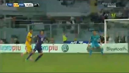 Ghezzal Fantastic Ball Control And Big Chance - Fiorentina vs Parma 18.05.2015