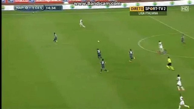 0-1 Gregoire Defrel Goal | Napoli vs Cesena 18.05.2015