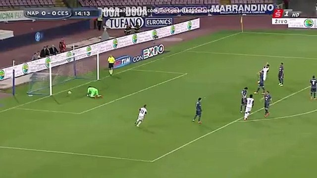 Gregoire Defrel 0:1 | SSC Napoli - Cesena 18.05.2015 HD