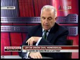 15SEP 1919 TV8 CARLOS BRUCE Y LUIS SOLARI TEMA LEY DE UNIÓN CIVIL HOMOSEXUAL P1
