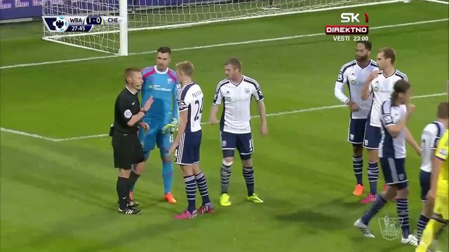 Cesc Fabregas Red Card _ West Bromwich Albion - Chelsea 18.05.2015 HD