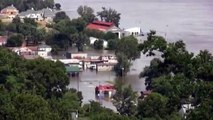 Flooding in Grafton, Illinois 062108
