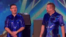 Organ duo Tony and Andrew try to raise the roof - Audition Week 1 - Britain's Got Talent 2015